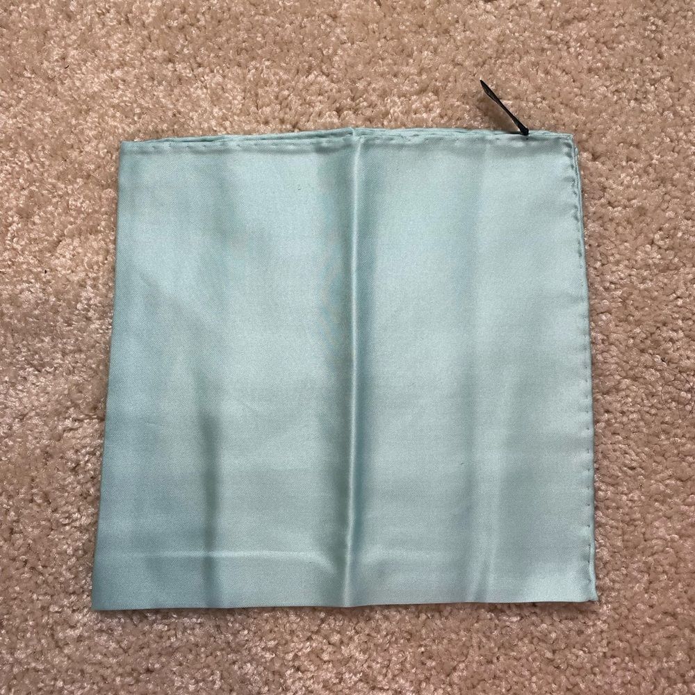 Dior Light Blue Pocket Square